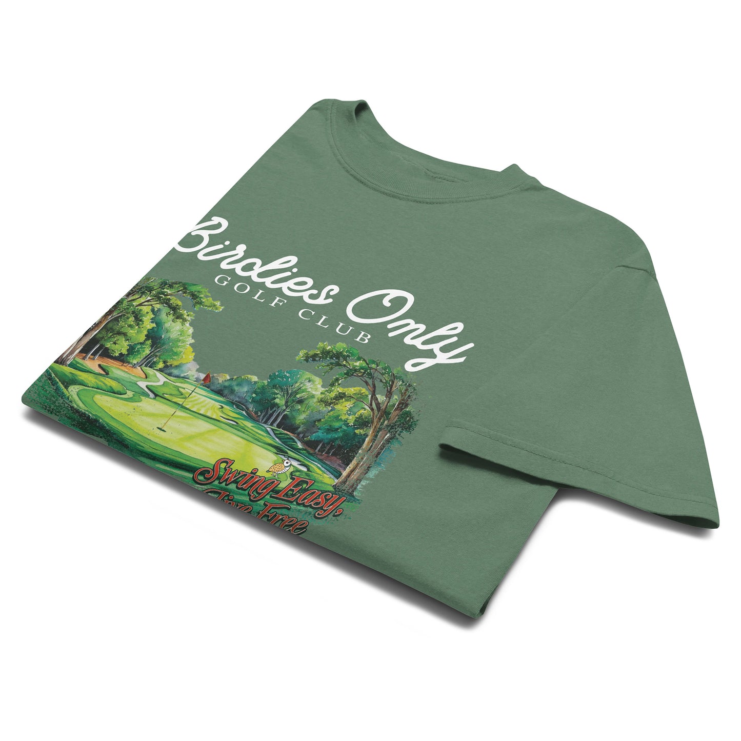 Birdies Only Golf Club Tee - Light Green