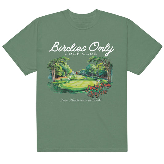 Birdies Only Golf Club Tee - Light Green