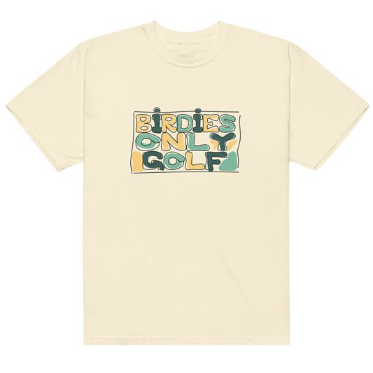 Birdies Only Hand Drawn Logo Tee - Ivory