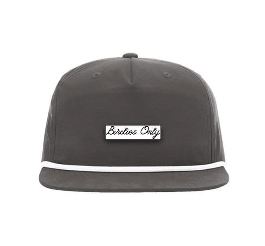 The Clubhouse Hat - Graphite/White
